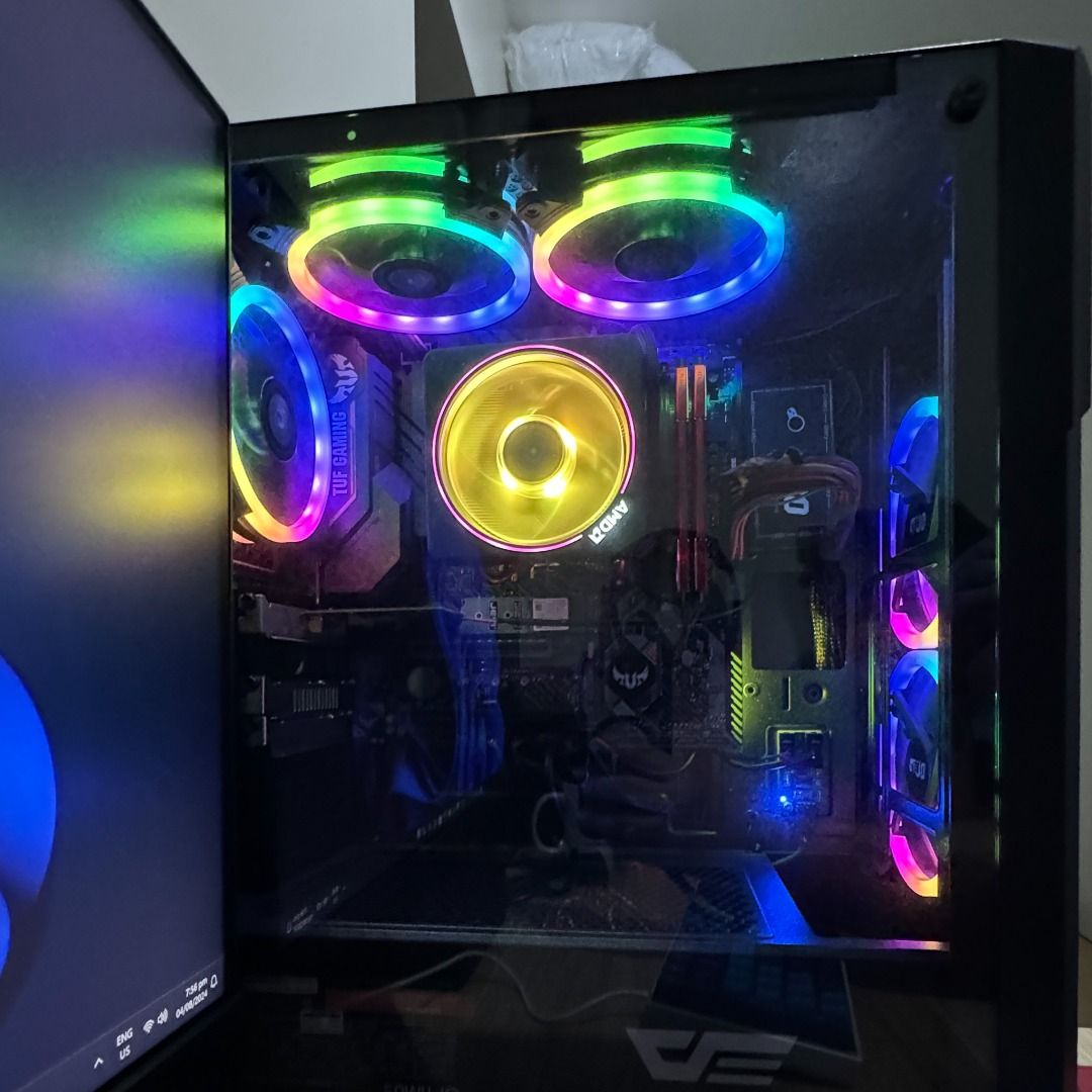 AMD Ryzen 5 5600G Radeon Graphics, Asus Tuf Gaming Mobo, Asus Wifi 6