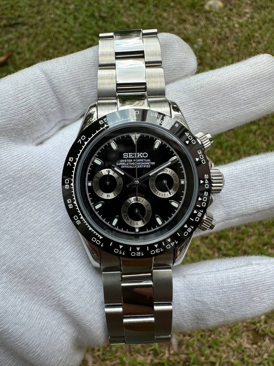SEIKO DAYTONA GODZILLA MOD, Luxury, Watches on Carousell