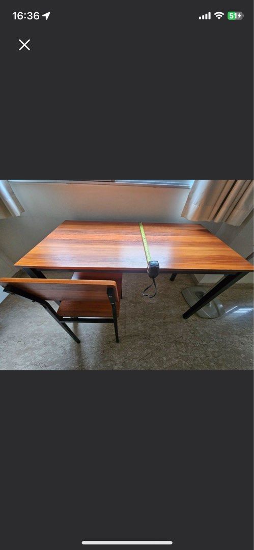 Sturdy study table (Category: Tables & Sets) located in Singapore. Submitted by pamko (Listing ID 1318349669, Image 1). Description: .