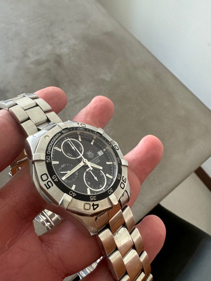 Vintage Brad Pitt Tag Heuer Aqua Racer Chronograph