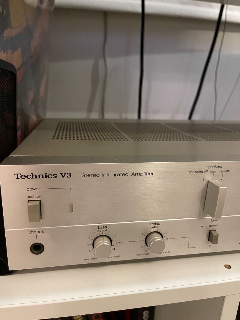 TECHNICS RECORD PLAYER SET (Category: Other Audio Equipment) located in Manila. Submitted by notvinch (Listing ID 1318364765, Image 3). Description: Technics Turntable: SL-1200 MK2 (SOLD) Technics V3 Amplifier Bowers & Wilkins 607 Speakers SHURE M75MG Stylus Purchased from Sir Bobby from Plaka Planet. *SPEAKER STANDS NOT INCLUDED* Pick up only. .