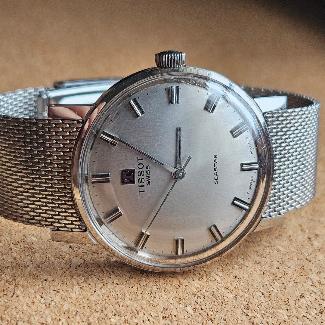 TISSOT SEASTAR MANUAL WIND MESH BRACELET CAL 781 1