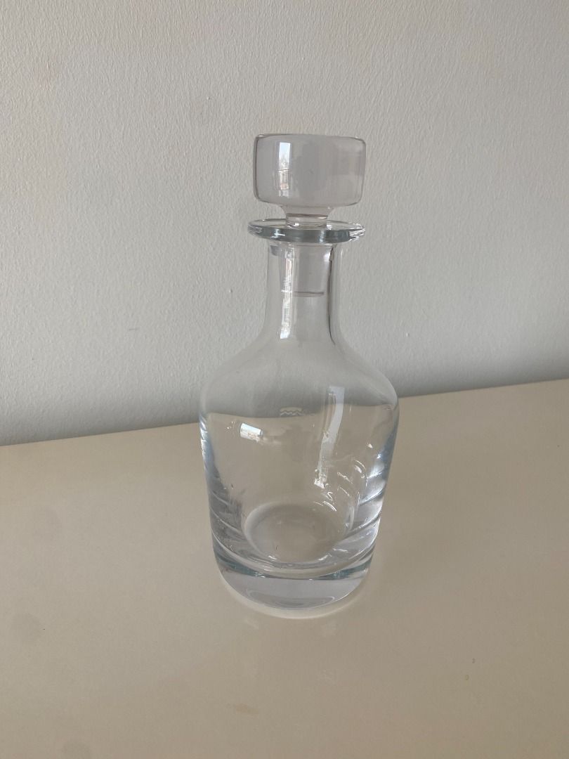 Villeroy & Boch Crystal Glass Carafe with Stopper, Furniture & Home ...
