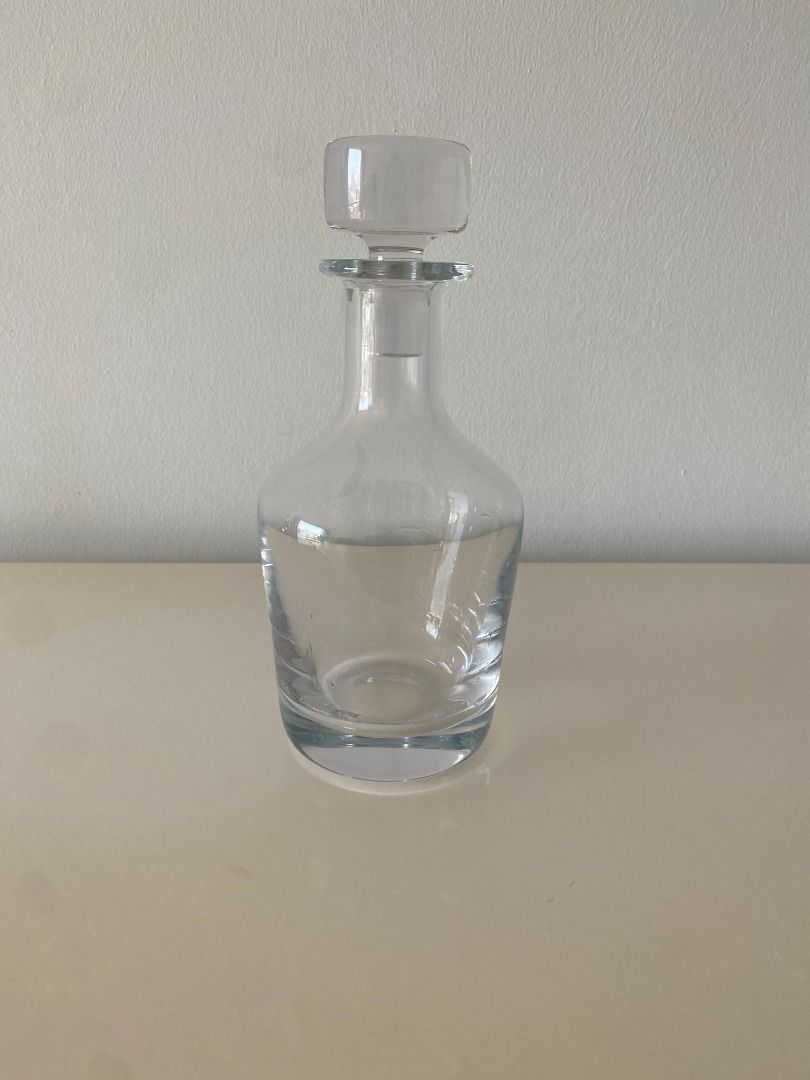 Villeroy & Boch Crystal Glass Carafe with Stopper, Furniture & Home ...