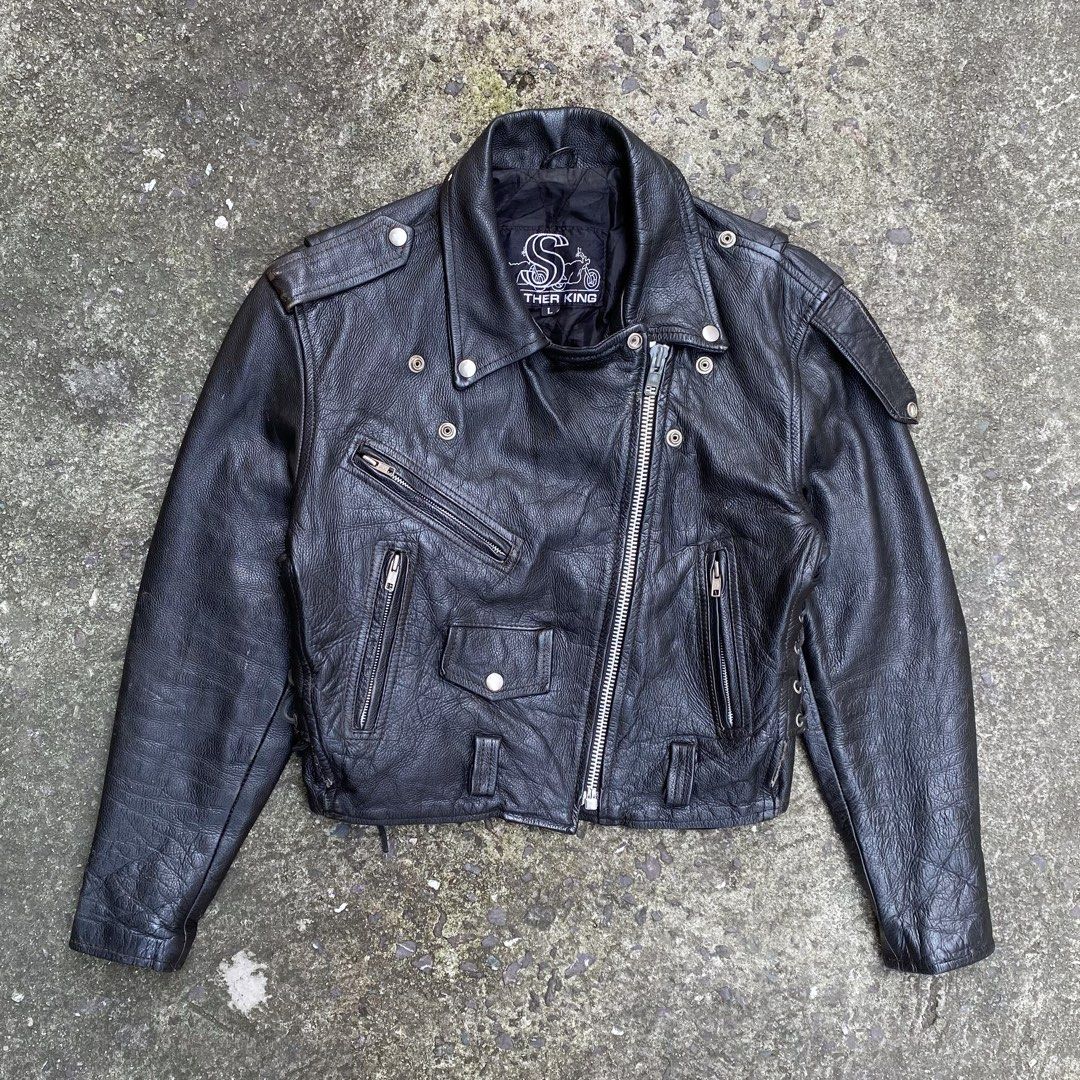 Vintage leather king jacket new arrivals