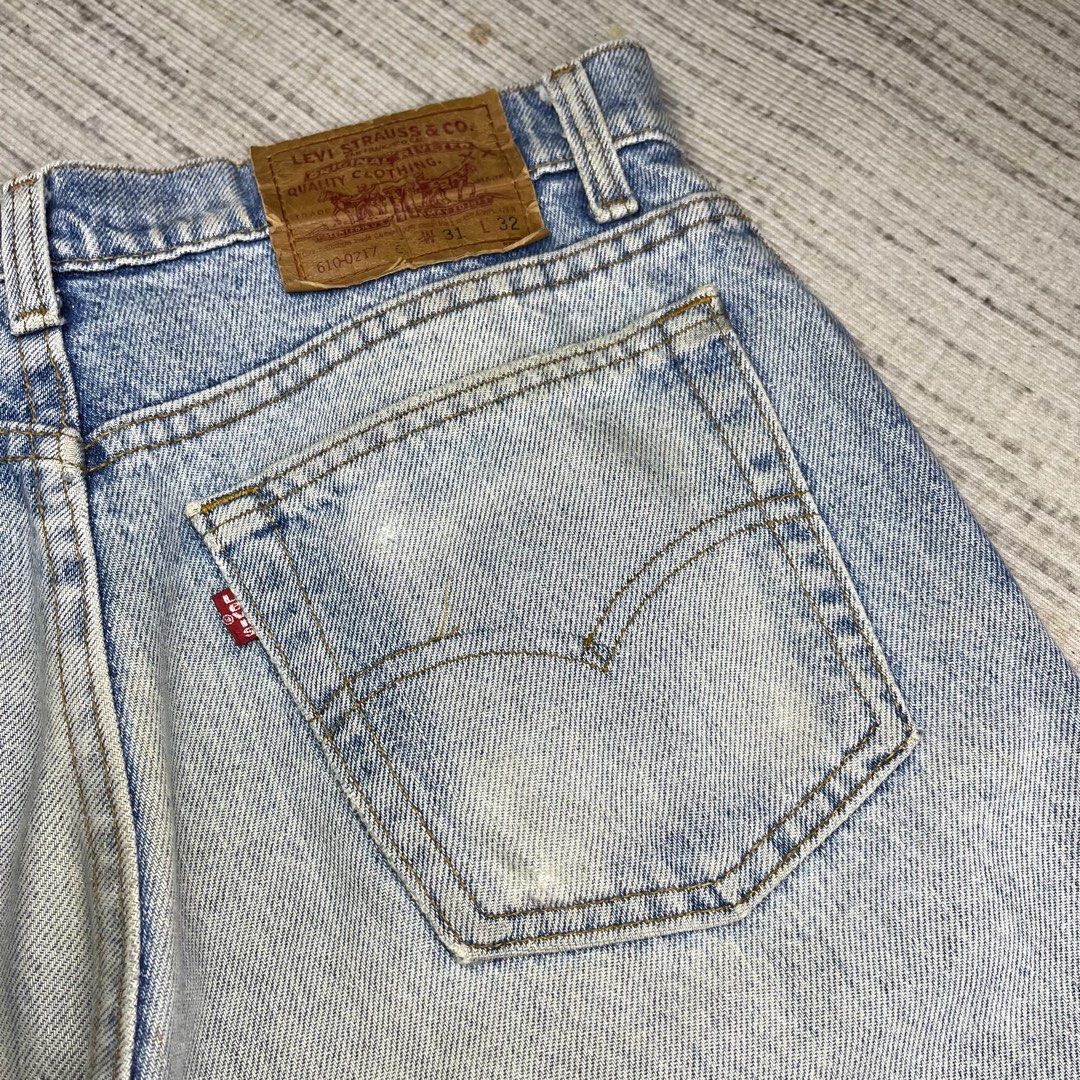 Vintage Levis 610 0217 jean made USA Men s Fashion Bottoms Jeans on Carousell
