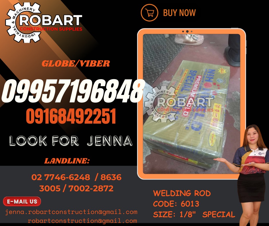 Welding Rod Code: 6013 Size: 1/8