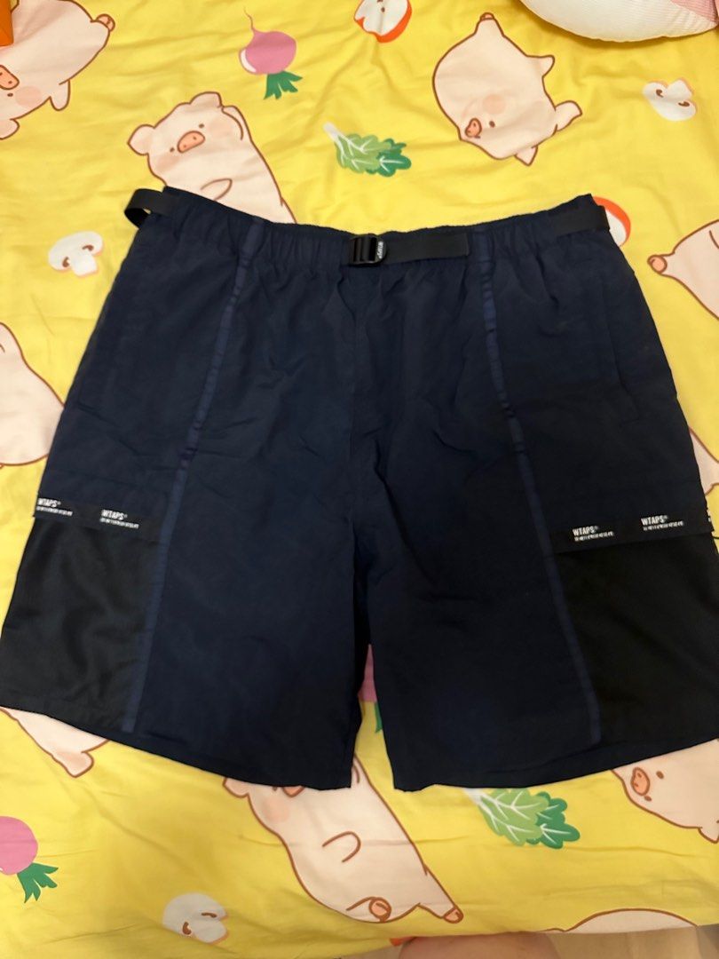 Wtaps 21SS Udt Shorts Nylon Taffeta Navy, 男裝, 褲＆半截裙, 短褲