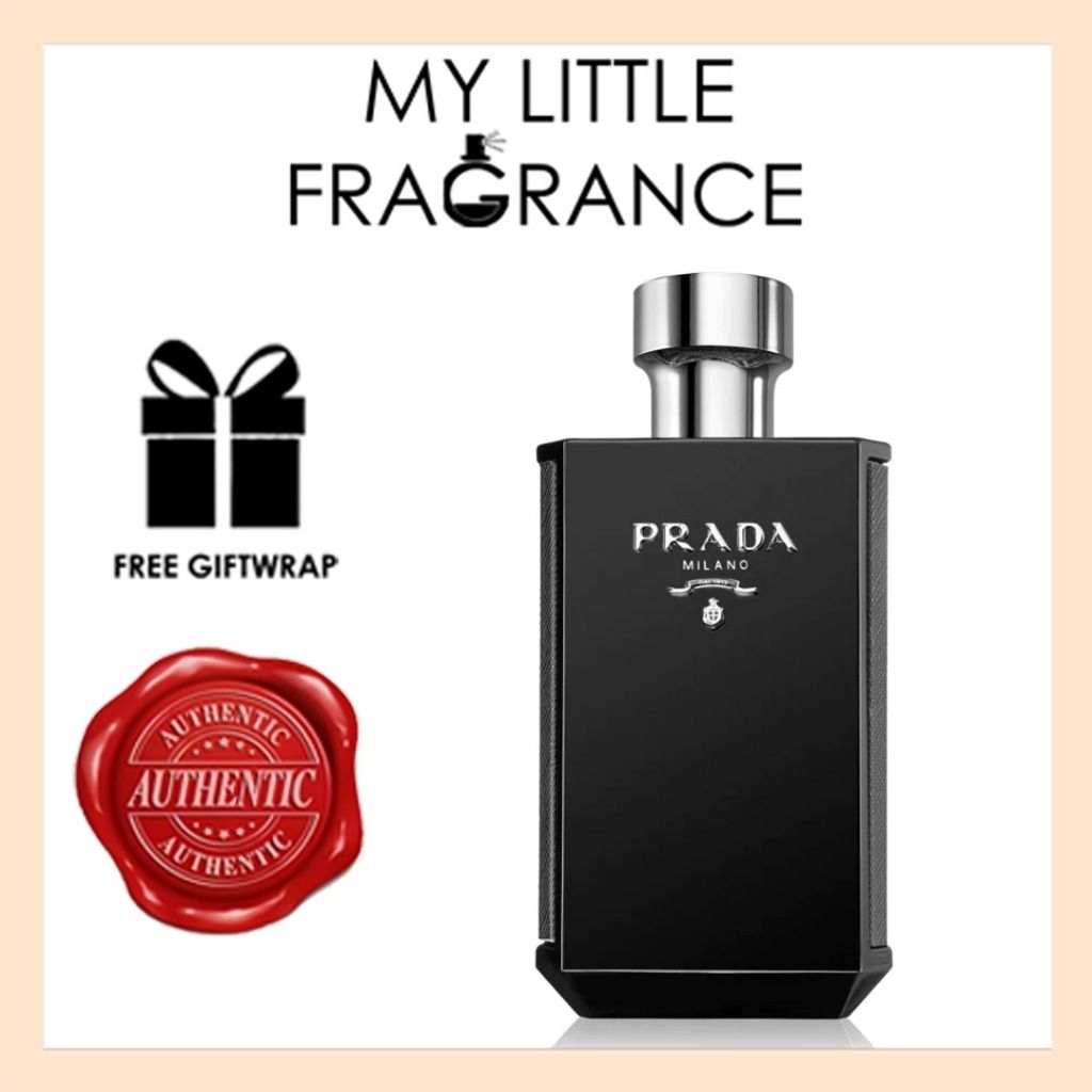 100ml Prada L'Homme Intense EDP Eau de Parfum for Men Man Male