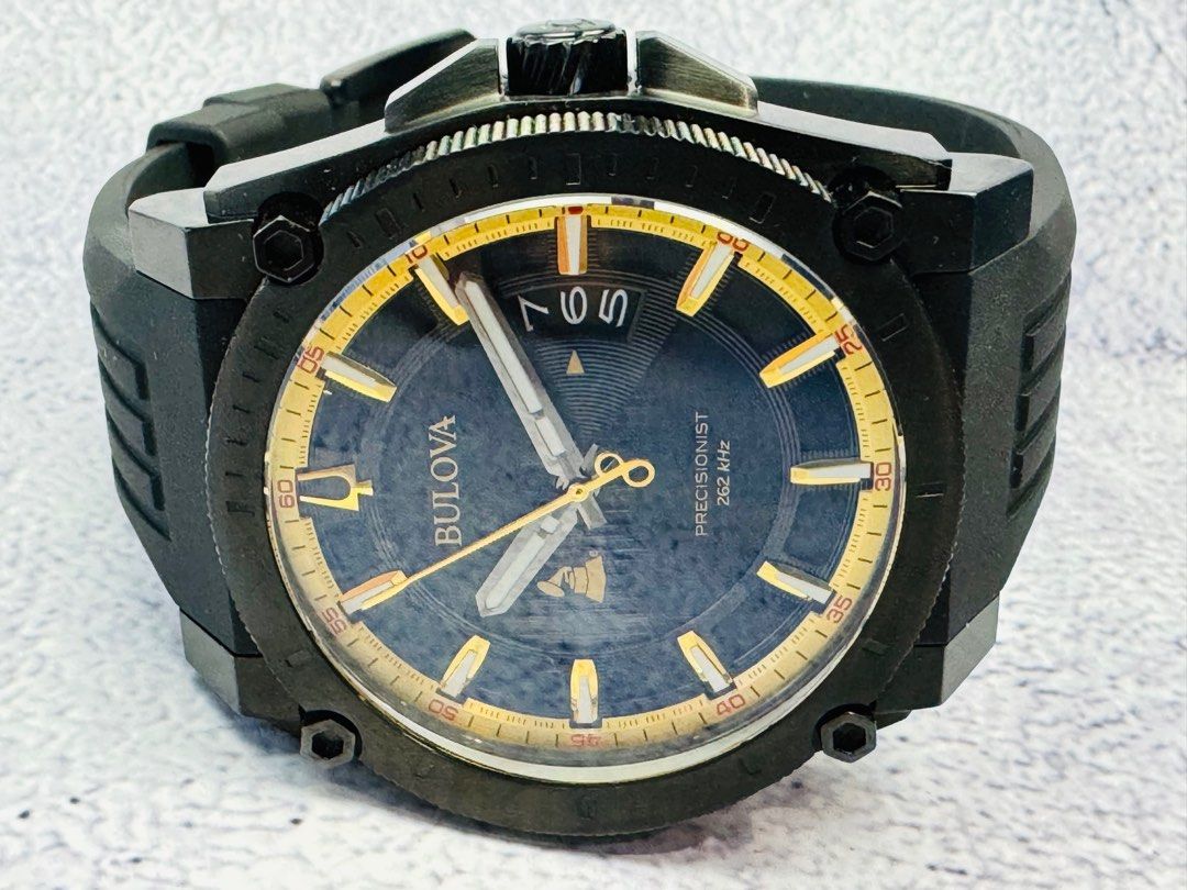 241217 Bulova Precisionist Grammy Awards Special Edition Men s Quartz Tuning Fork Watch Ref 98B294