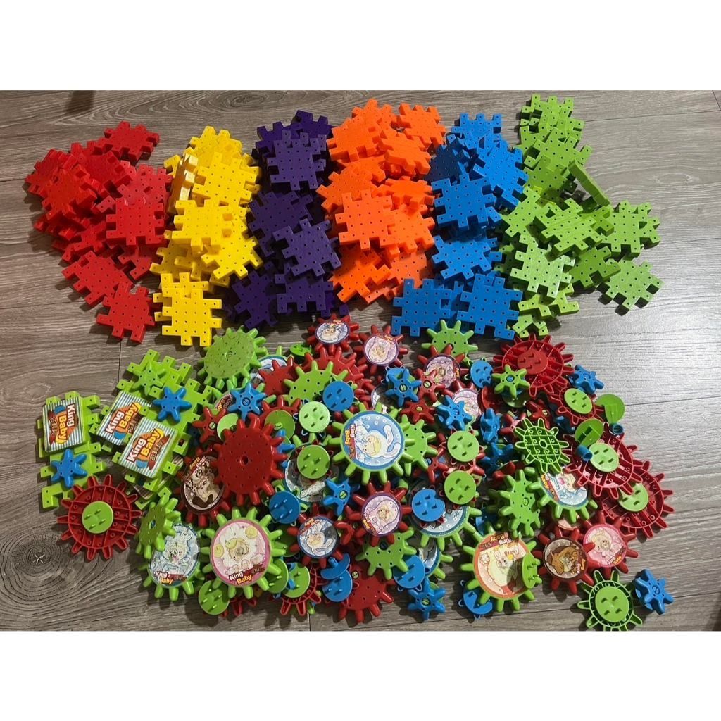 超大組百變電動百變積木益智兒童百變積木(約230個)(2手), 嬰兒及兒童, 嬰兒玩具在旋轉拍賣