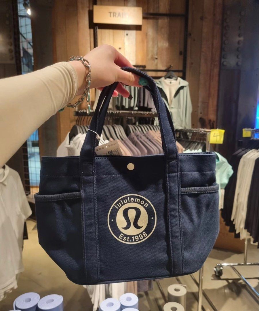 Lululemon Daily Multi Pocket mini Canvas Tote 6.5L