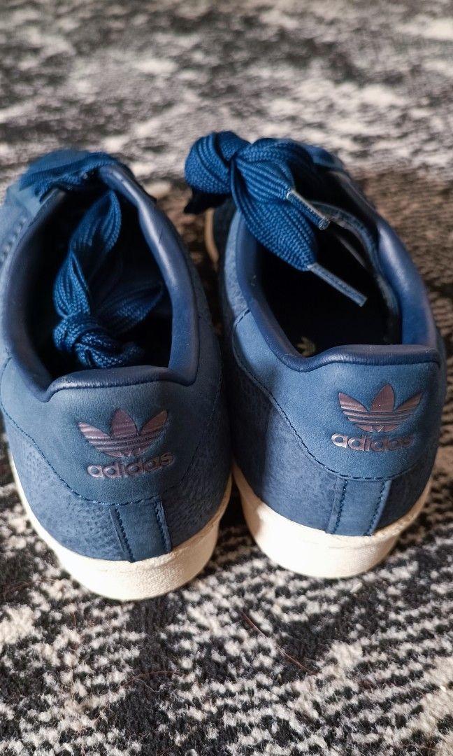Superstar Suede Adidas Superstar 80s Navy Blue Sneakers Adidas