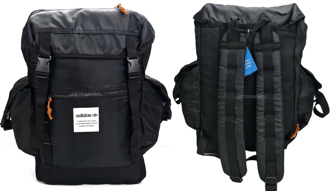 Adidas Utility Black Backpack Rugged Bag For Travel Casual Daily Commute Outdoor 2nd Variant Ready Stock