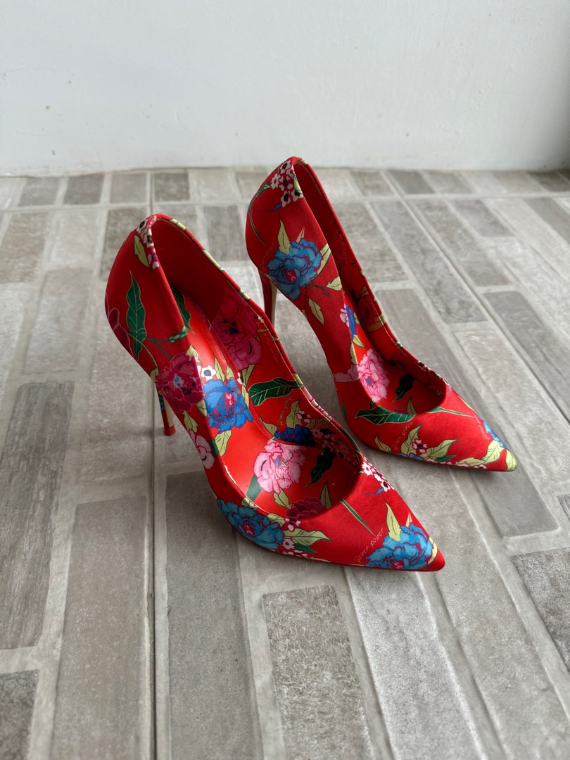 Aldo floral heel shoes deals