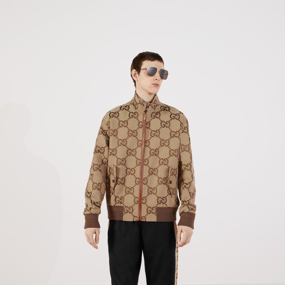 Authentic Gucci Jumbo GG Monogram Jacket
