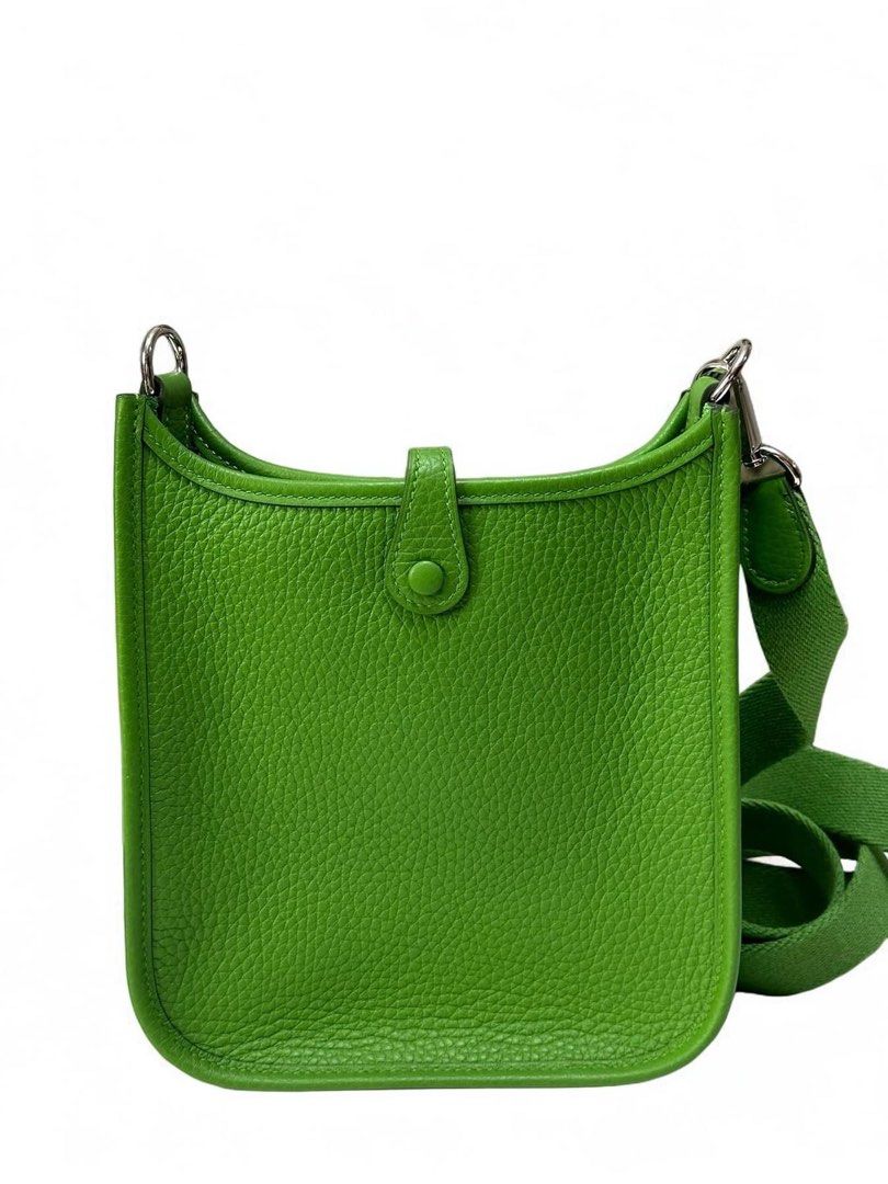 Authentic Hermes (Category: Luxury Bags & Wallets) located in Manila. Submitted by chloe_luxuries (Listing ID 1318464244, Image 2). Description: Guaranteed original Hermes Evelyne TPM Stamp W year 2024 purchase Silver harware Comes with receipt booklet dustbag and box Pm for those interested.