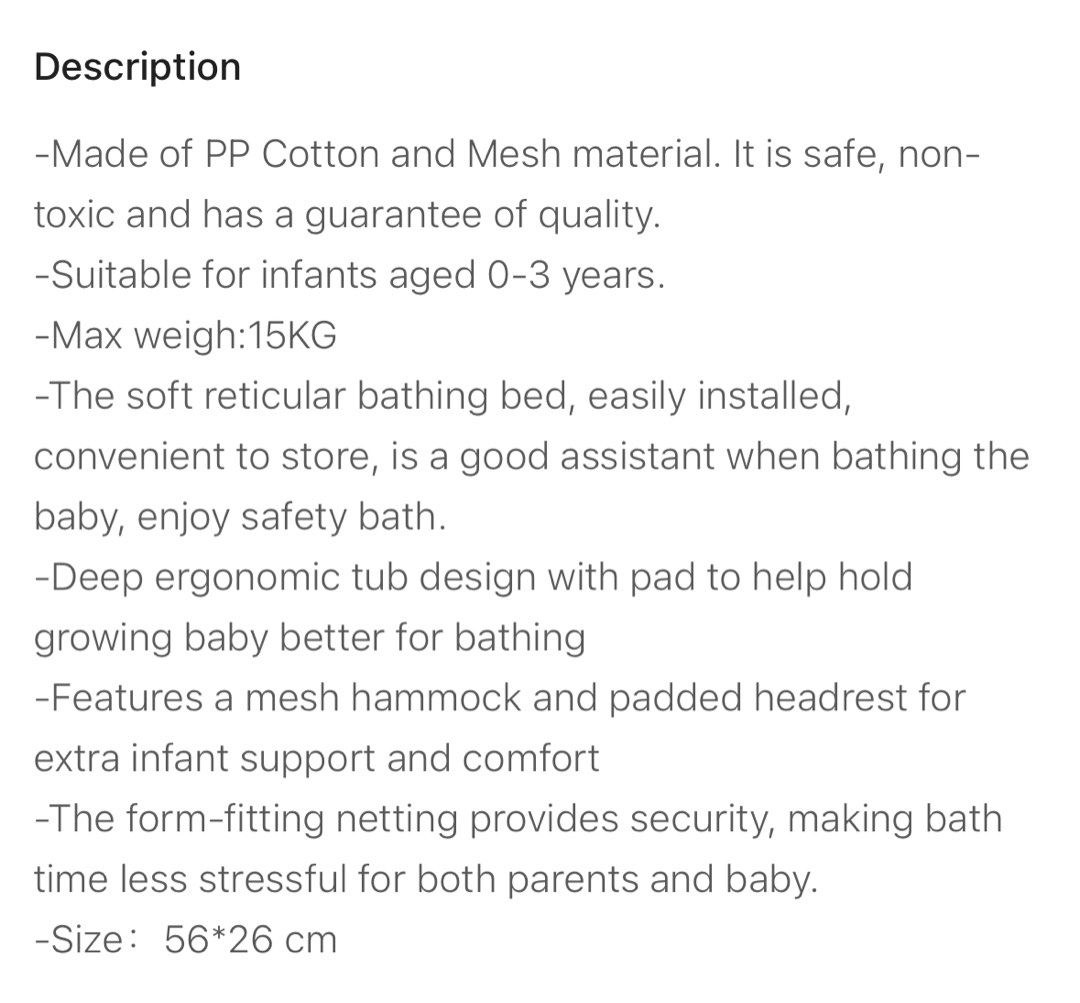 Baby Silicone Folding Bath Bed, Seat support in (Category: Other Baby Bathing & Changing Needs) located in Manila. Submitted by jhingsan (Listing ID 1318535013, Image 3). Description: Baby Silicone Folding Bath Bed Used twice. Rfs: received new one as a gift. Detailed description in the 3rd pic .