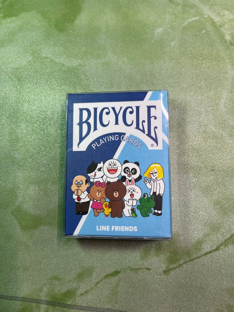 Bicycle poker playing cards line friends edition Hobbies Toys Toys Games on Carousell