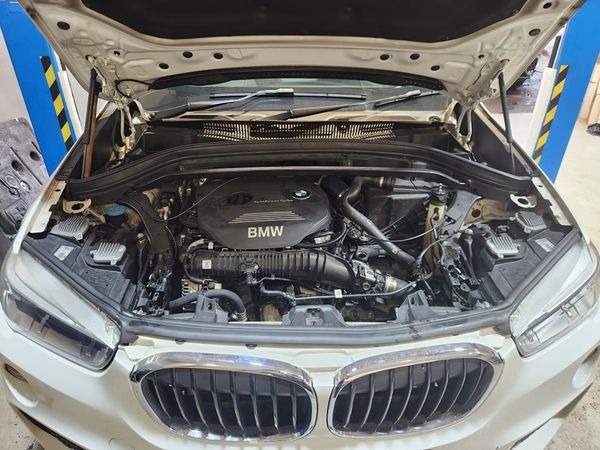 BMW F48 X1 Change OEM Radiator, Flush With Original BMW Coolant ...