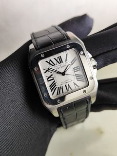 Cartier santos 100 medium cheap
