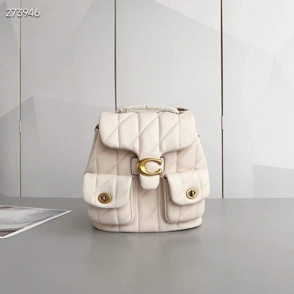 Coach Tabby Backpack with Quilting in Chalk (Category: Backpacks) located in Quezon City. Submitted by bagsboutiqueph (Listing ID 1318618964, Image 1). Description: LAST PRICE POSTED. LIMITED STOCKS ONLY. NEW ARRIVAL BRANDNEW WITH INCLUSIONS. OTHER PHOTOS WILL BE SEND DURING PURCHASE AND FOR SURE BUYERS ONLY. WHEN IN DOUBT, DO NOT ORDER. THANK YOU..