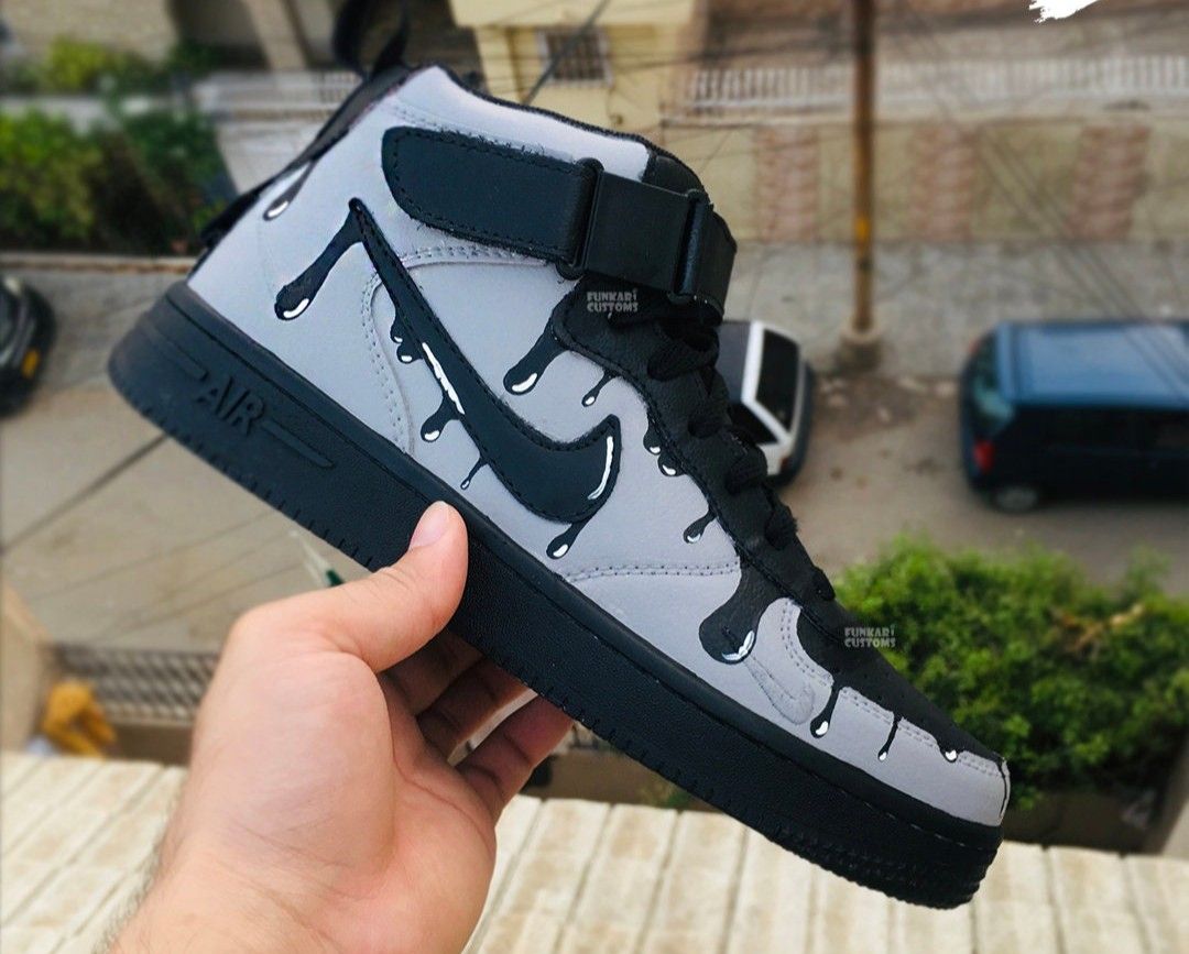 Custom Air Force 1 Drip Stranger Things inspired custom sneakers Veil of Shadows nike air nike Jordan custom sneaker art Men s Fashion Footwear Sneakers on Carousell