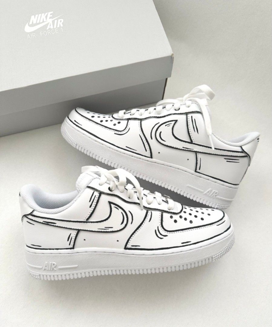 Nike air force 1 custom comic online