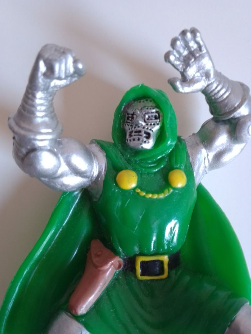 Dr. Doom Figure (1996) (Category: Figurines & Statues) located in Paranaque City. Submitted by donjuan_thegreat (Listing ID 1318615106, Image 2). Description: Item in very good vintage condition Victor Van Doom Made in Spain Material: PVC Dimensions: H 10 cm L 7 cm W 1.5 cm For pick-up at UPS 5 Parañaque or can ship at buyer´s expense #marvel #drdoom #yolanda #1996 .