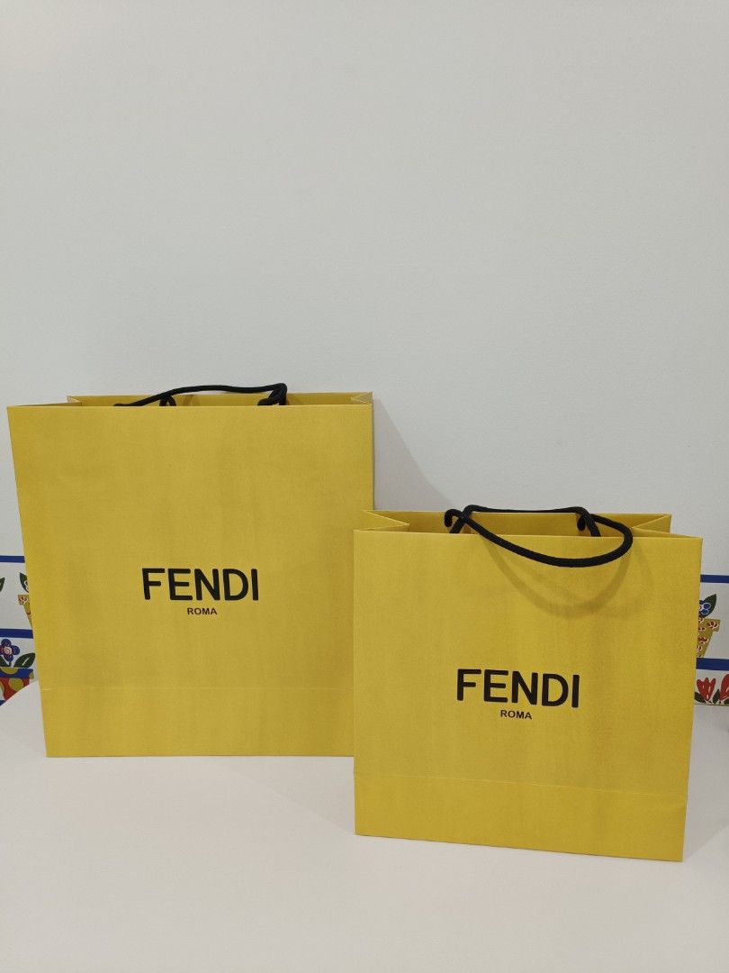 Fendi paper shopping bag outlet