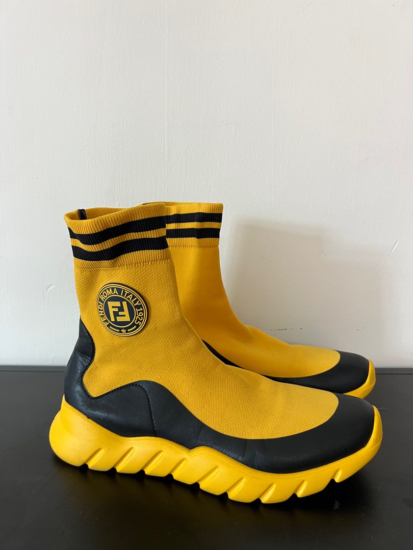 FENDI socks trainers Men s Fashion Footwear Sneakers on Carousell