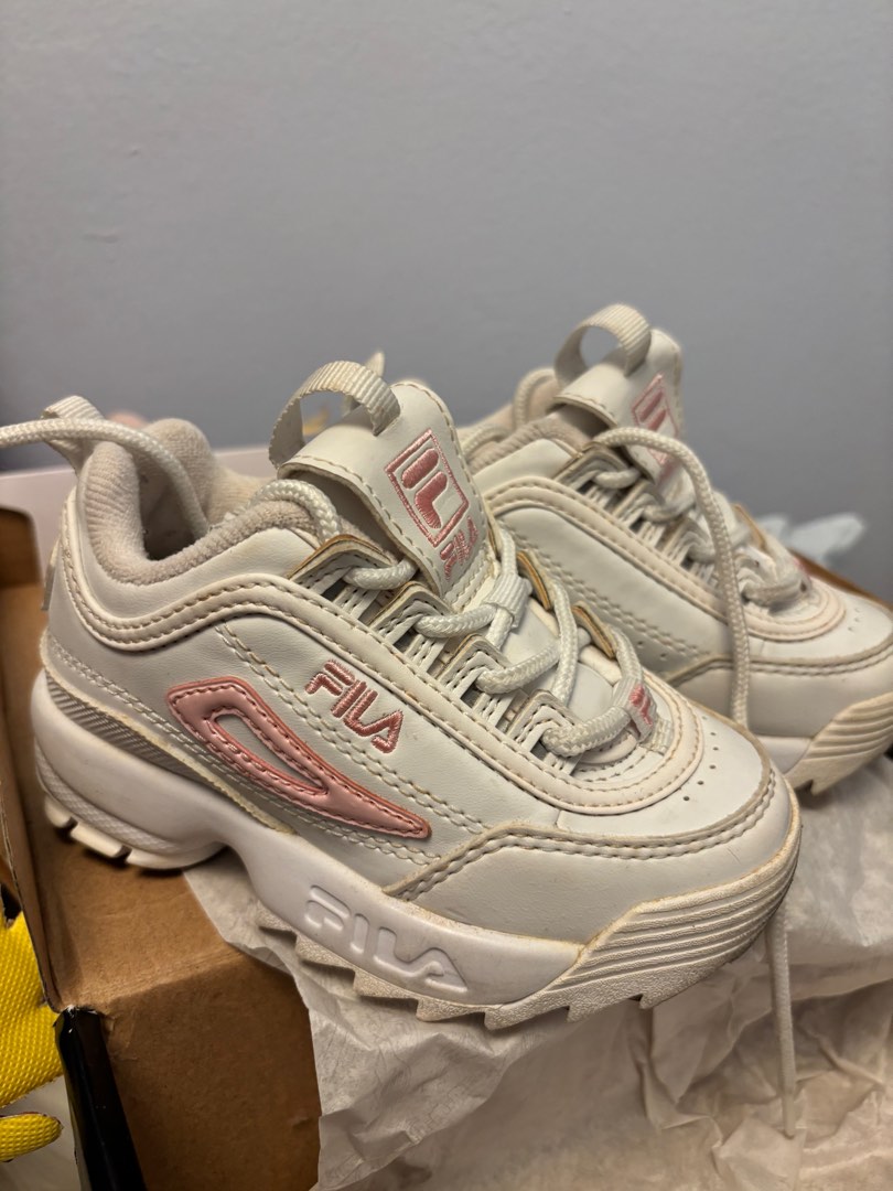 Fila Sneakers Baby Girl Babies Kids Babies Kids Fashion on Carousell