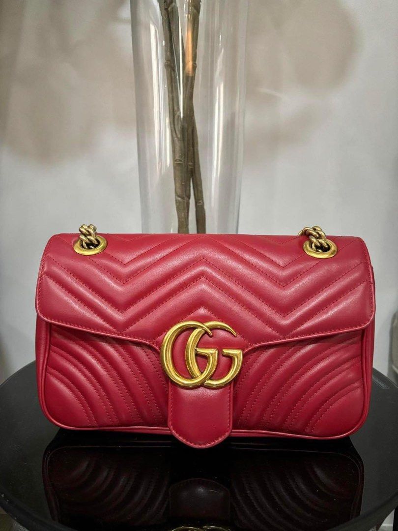 Gucci marmont red hotsell