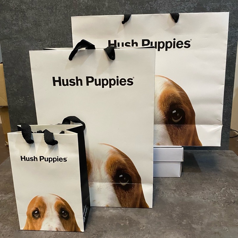 Hush Puppies Paper bag Paper Bag Hush Puppie Kantong belanja Hush puppies Tas Belanja Hush Puppies Fesyen Wanita Tas Dompet di Carousell