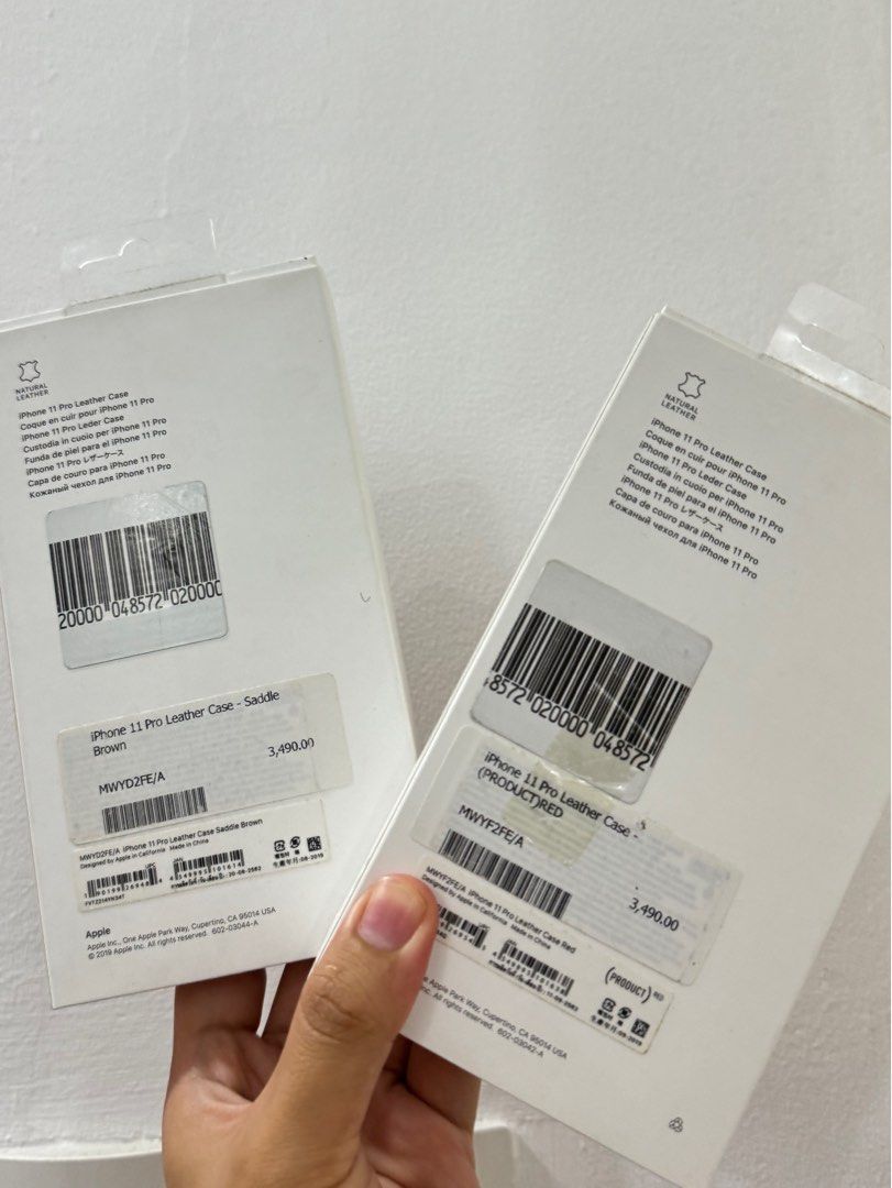 iPhone 11 pro leather case from Powermac apple (Category: Cases & Sleeves) located in Cainta. Submitted by adriannee (Listing ID 1318477511, Image 2). Description: Brand new Unused Opened to check only 999 each neg..
