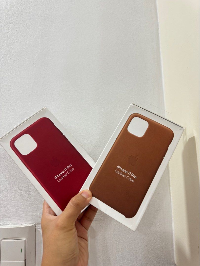 iPhone 11 pro leather case from Powermac apple (Category: Cases & Sleeves) located in Cainta. Submitted by adriannee (Listing ID 1318477511, Image 1). Description: Brand new Unused Opened to check only 999 each neg..