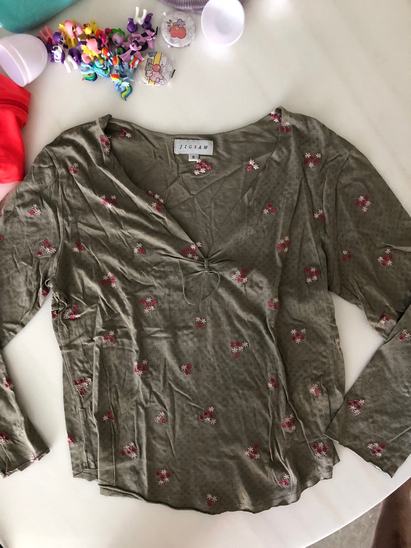Jigsaw floral paisley top Women s Fashion Tops Blouses on Carousell