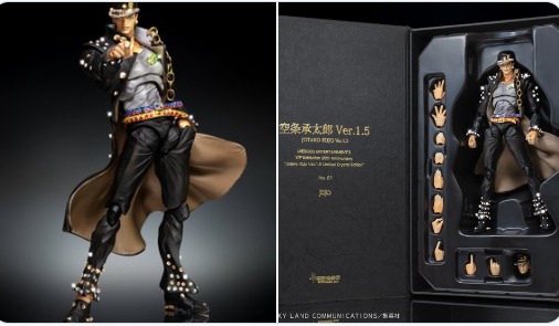 現貨JOJO 超像可動WF出展20周年記念空条承太郎Ver.1.5 水晶限定 現貨JOJO 超像可動WF出展20周年記念空条承太郎Ver.1.5 水晶限定