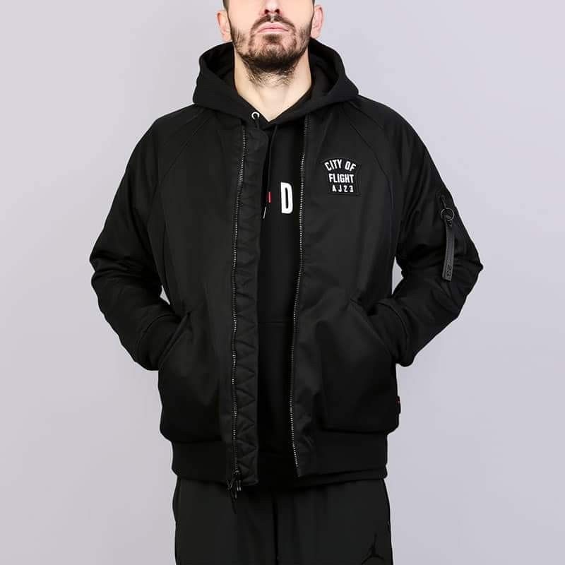 JORDAN City Of Flight Bomber Jacket Rare Men s Fashion Coats Jackets and Outerwear on Carousell