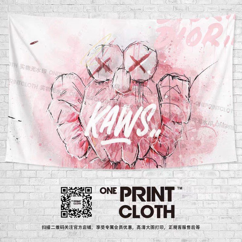 Kaws tapestry online