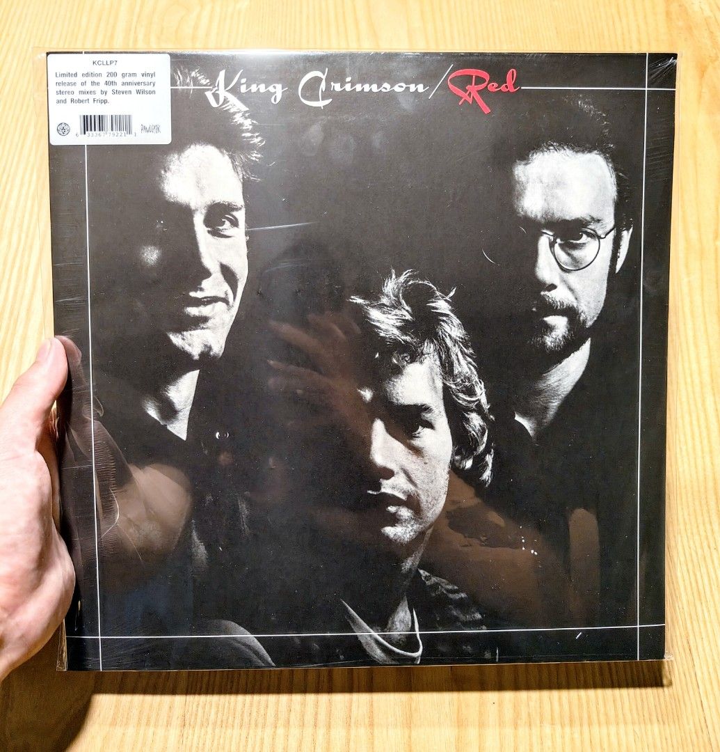 King Crimson ‎– Red. Limited Edition 200 gram, 40th Anniversary. Discipline Global Mobile ‎– KCLLP7