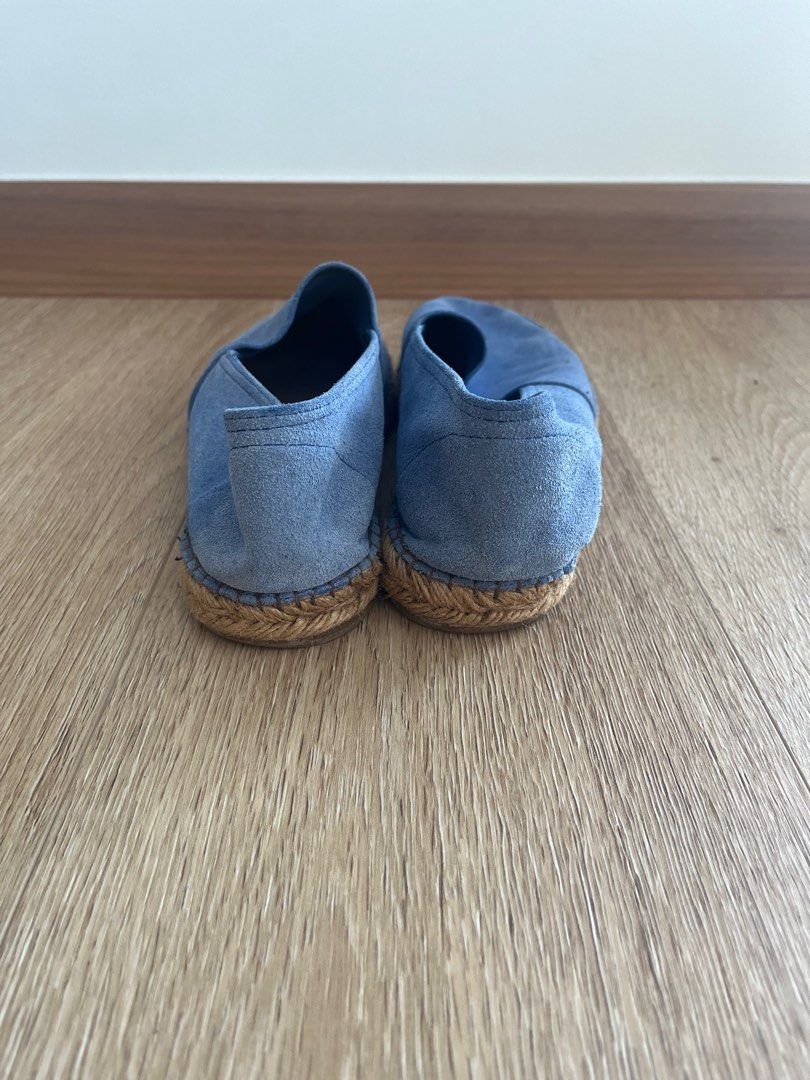 Laro Spanish blue suede espadrilles