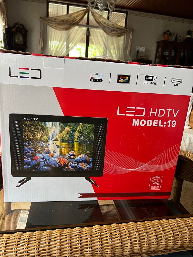 LED HDTV Model 19” (Category: TV) located in Quezon City. Submitted by FullAndUnloading (Listing ID 1318492417, Image 1). Description: LED HDTV 19” .