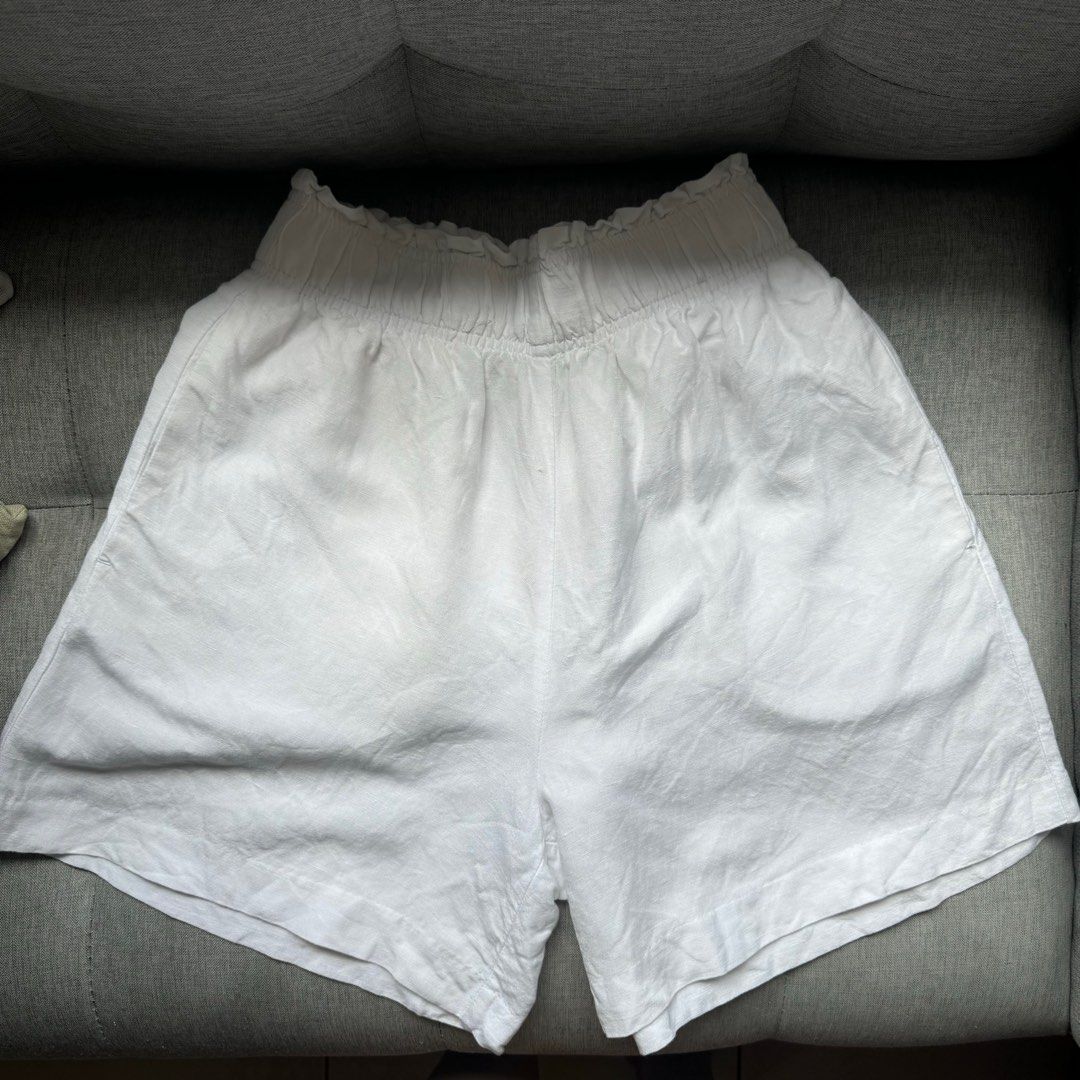 H&m white shorts new arrivals
