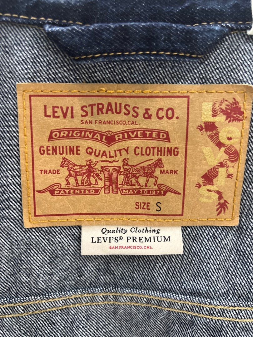Limited Edition Levi s Gold Label Denim Jacket for Sale Men s Fashion Coats Jackets and Outerwear on Carousell