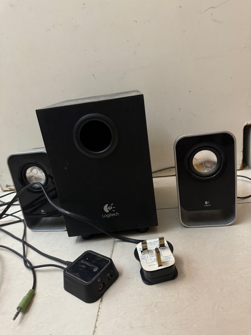 Logitech 低音2.1 喇叭 LS21, 音響器材, Soundbar、揚聲器、藍牙喇叭、耳擴 - Carousell