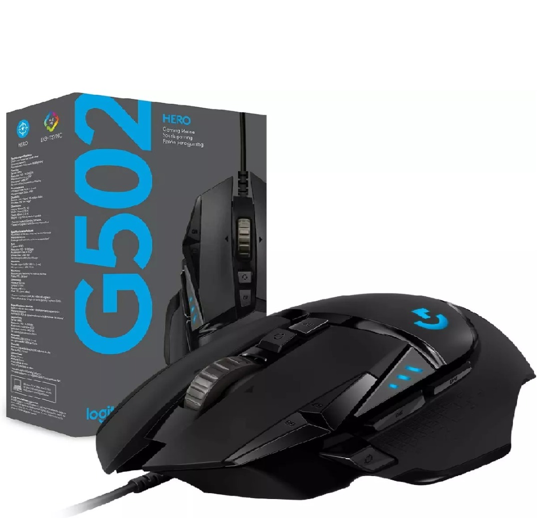 LOGITECH G502 HERO USB WIRED, Computers & Tech, Parts & Accessories ...