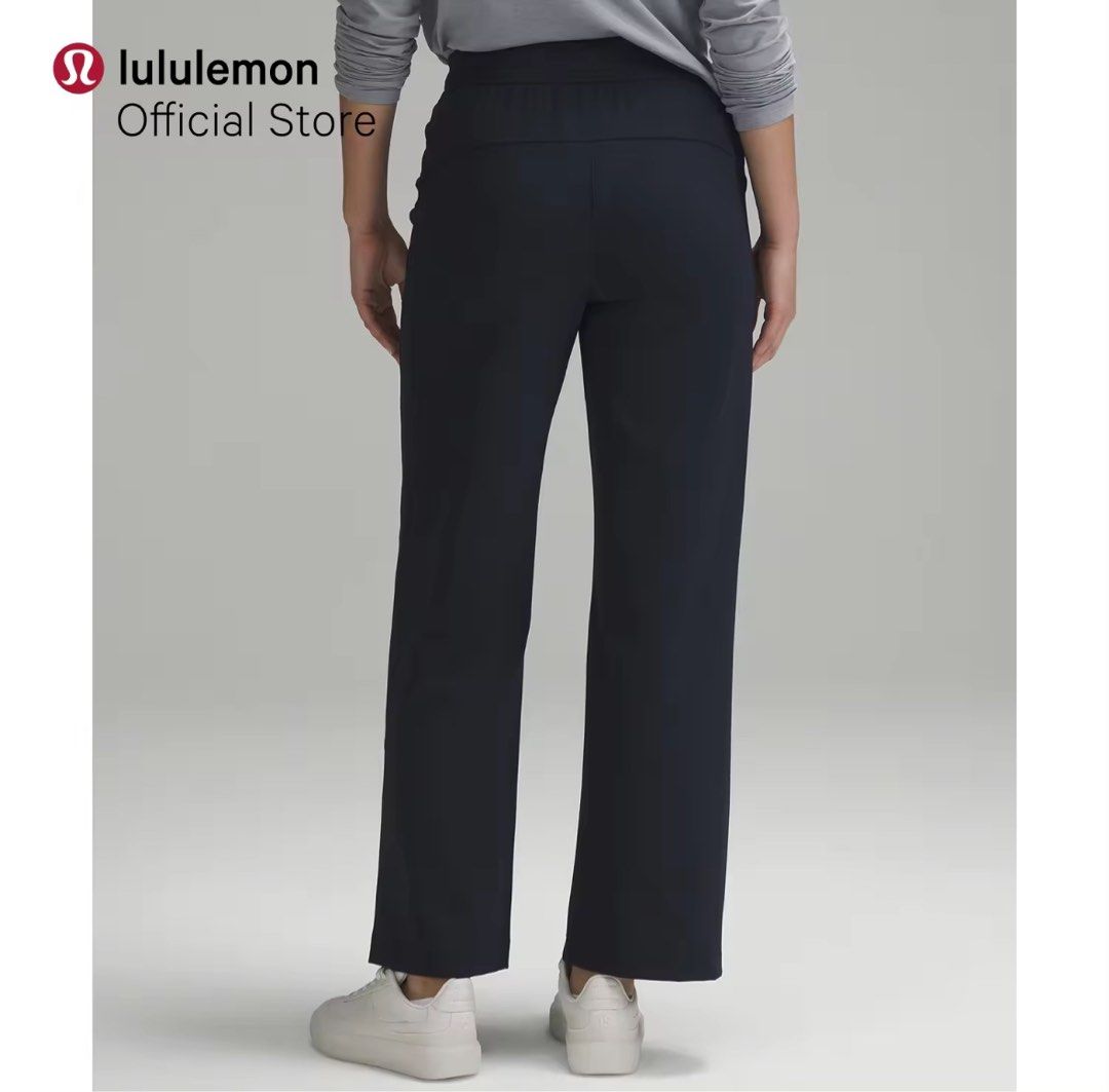 Lululemon Women s Luxtreme Wide Leg Pull On Mid Rise Pants Asia Fit