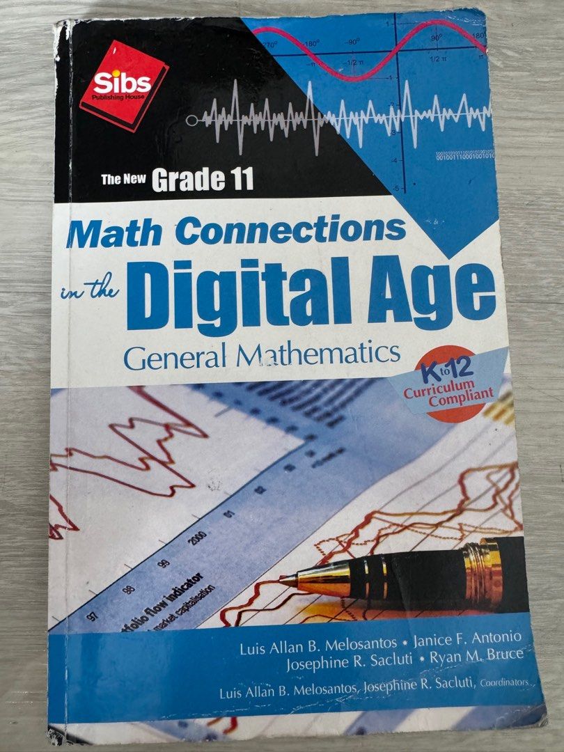 Math Connections in the Digital Age for take all! (Category: Textbooks) located in Quezon City. Submitted by vachilay (Listing ID 1318471196, Image 2). Description: 📍Smdc Blue Residences Katipunan 💵 Gcash ( first to pay) 🚚 (SF c/o buyer): Lalamove, Grab, LBC COP (for outside metro manila) Can do meet up in Katipunan near Ateneo .