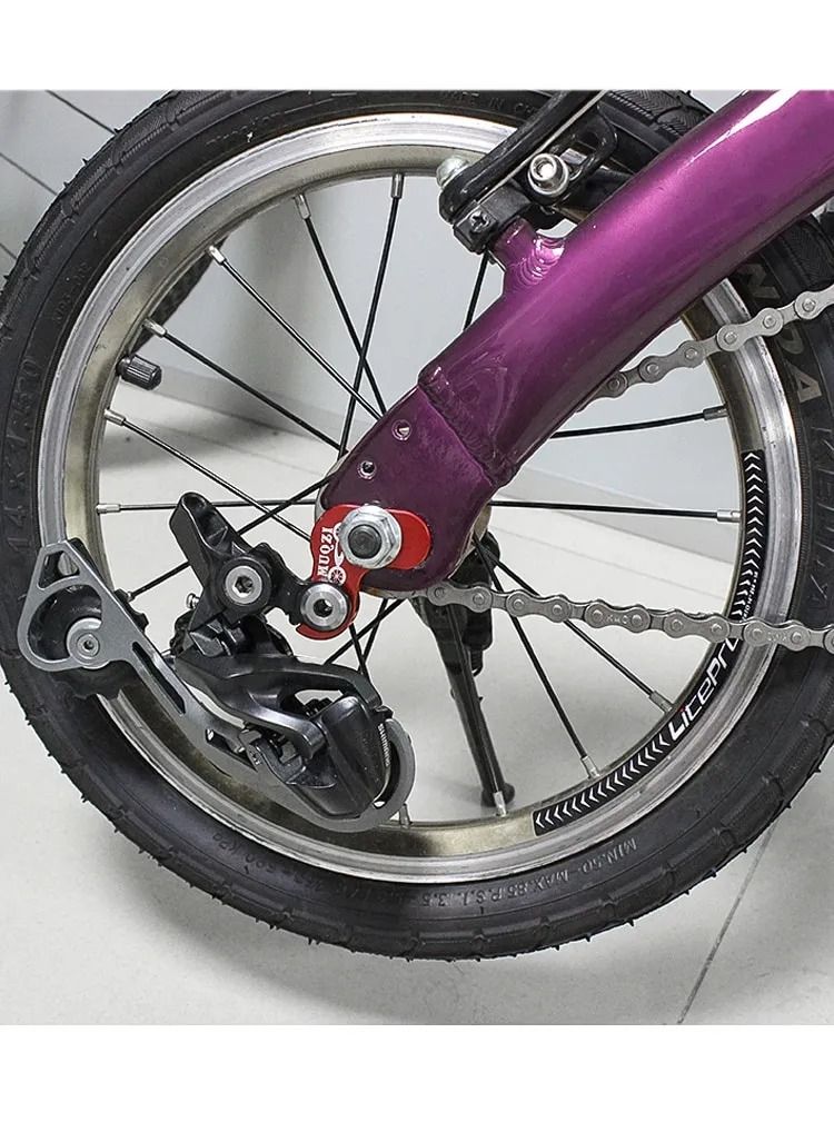 MUQZI 412 Folding Bike Frame Rear Derailleur Tail Hook 3 Speed Hanger Extension Single Speed Refit Derailleur Sports Equipment Bicycles Parts Parts Accessories on Carousell